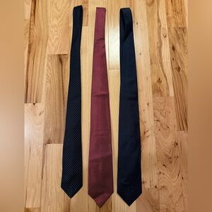 Jos. A. Bank Black and Red Ties Set